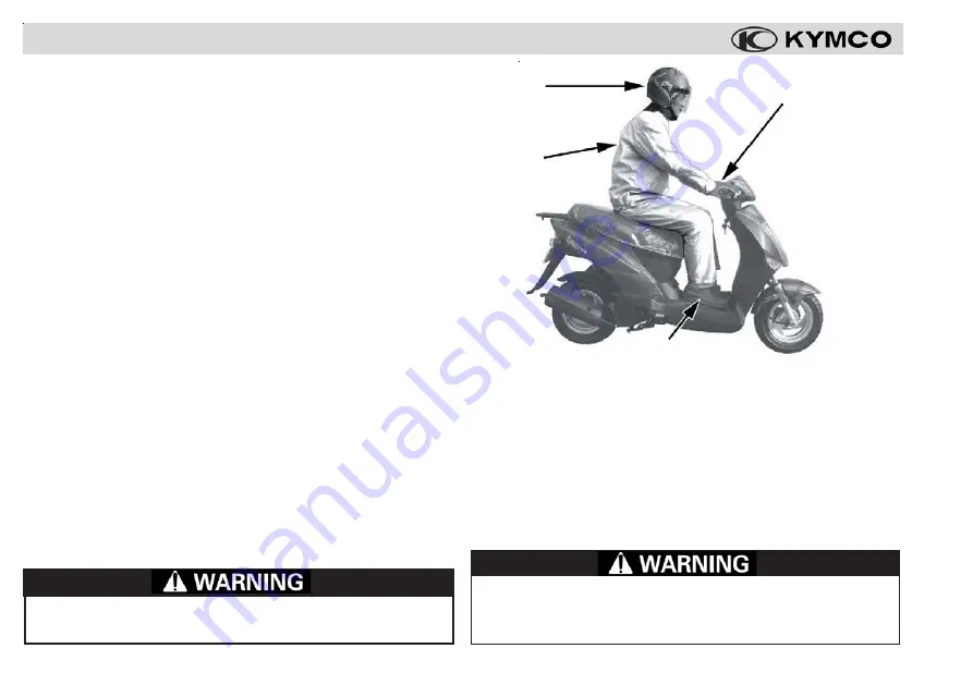 KYMCO Aglity 125 Скачать руководство пользователя страница 6