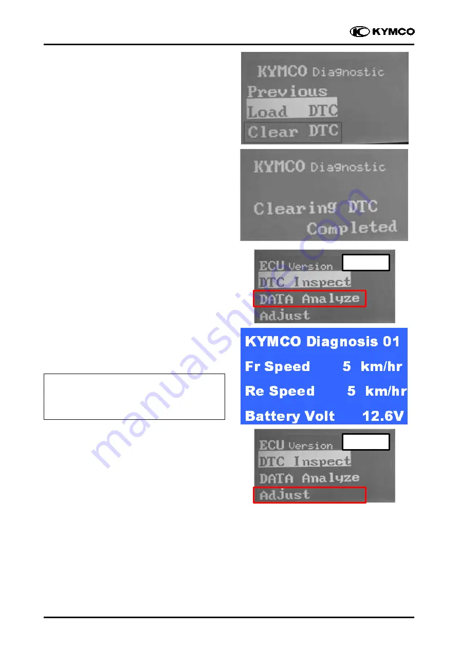 KYMCO AHG1 Maintenance Manuallines Download Page 231