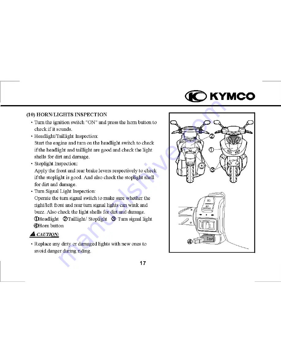 KYMCO Bet&Win Скачать руководство пользователя страница 23