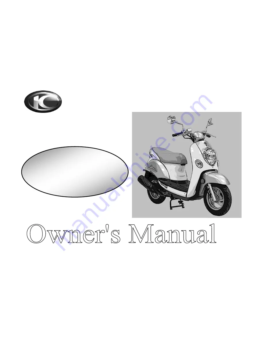 KYMCO Kiwi 100 Owner'S Manual Download Page 1