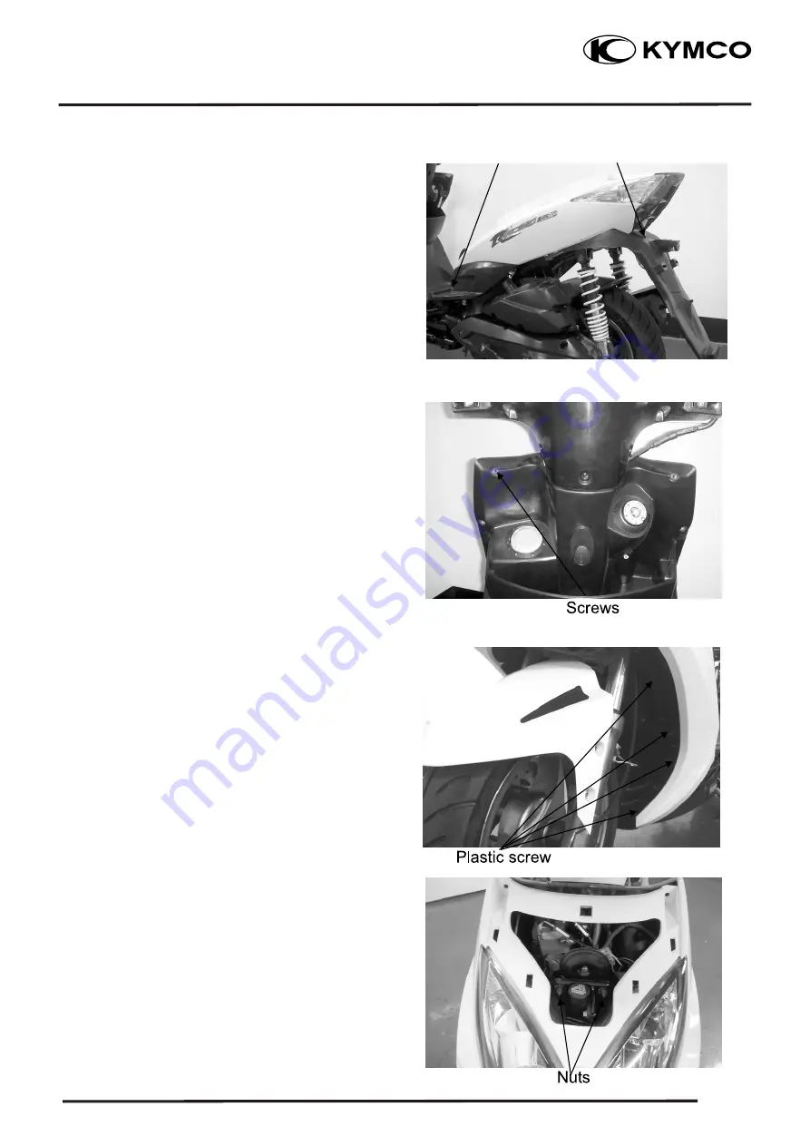 KYMCO KYMCO Movie S 125i Service Manual Download Page 31