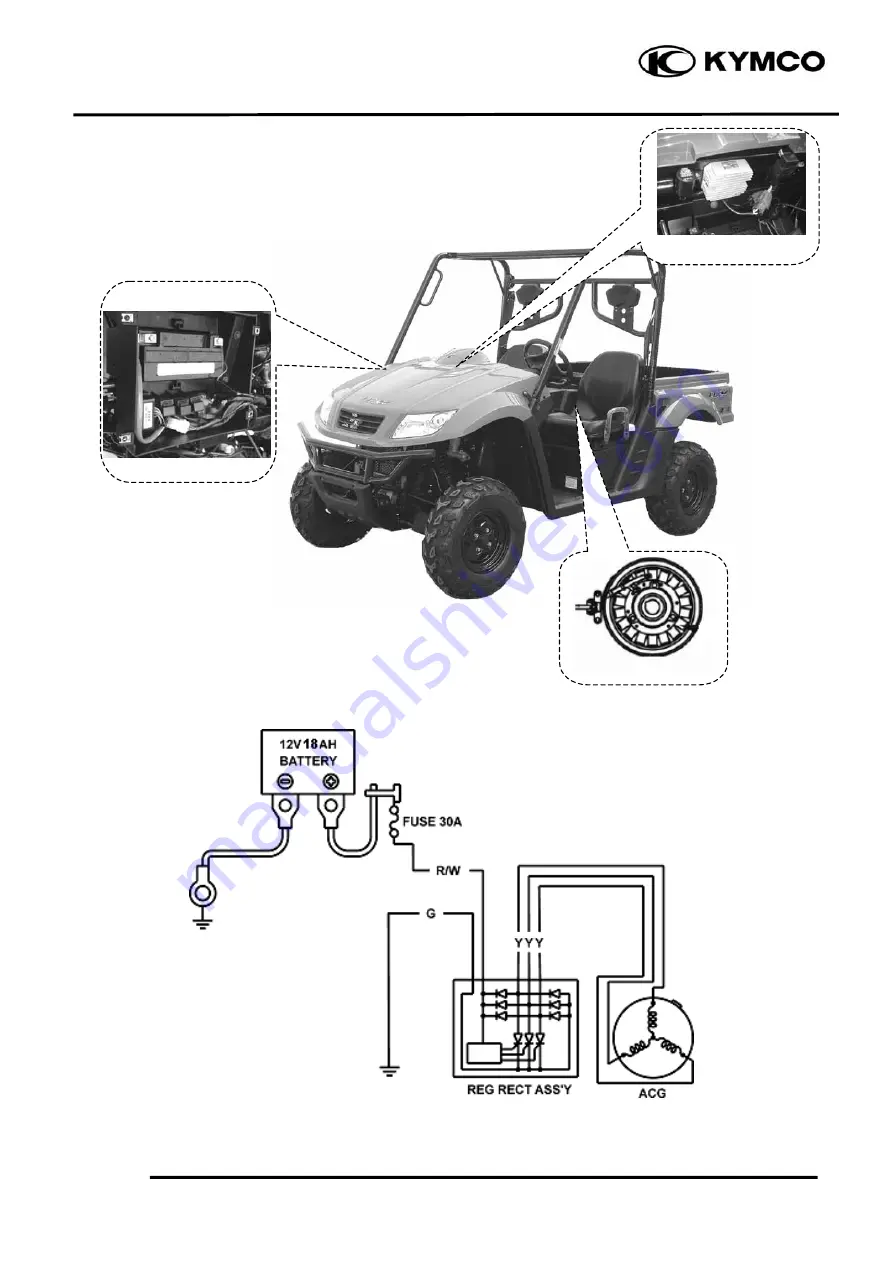 KYMCO Kymco UXV 500i Service Manual Download Page 340