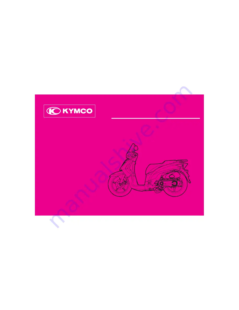 KYMCO PEOPLE S 50 Скачать руководство пользователя страница 1