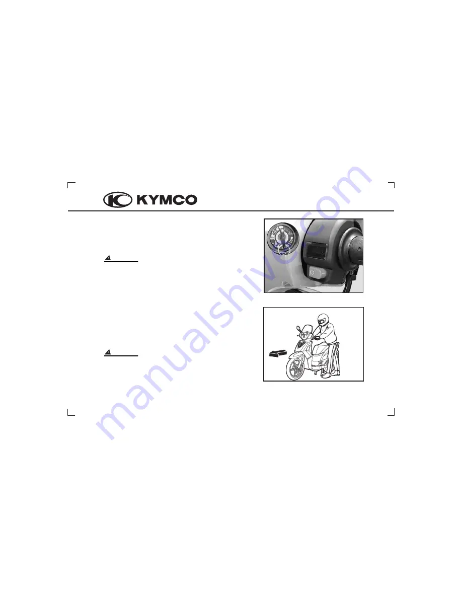 KYMCO PEOPLE S 50 Owner'S Manual Download Page 39