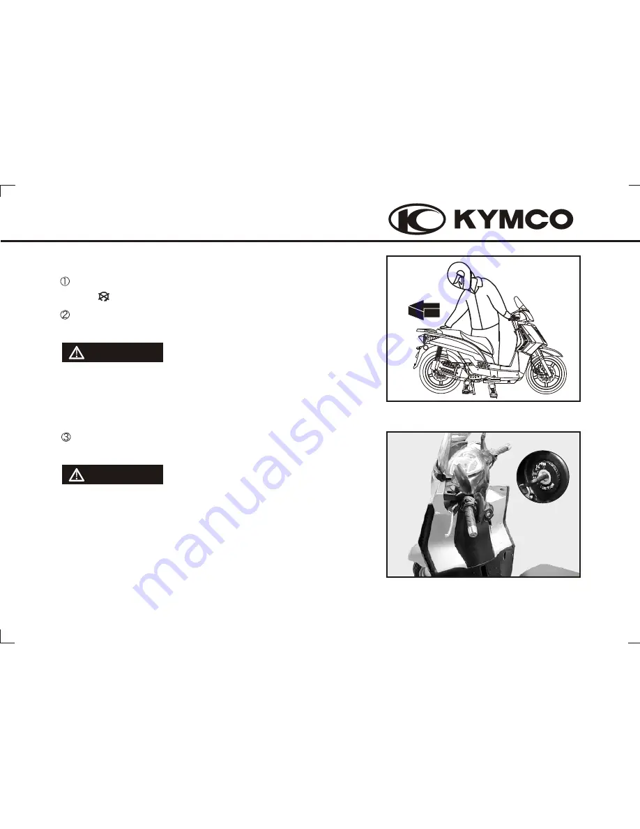 KYMCO PeopleS 250 Owner'S Manual Download Page 42