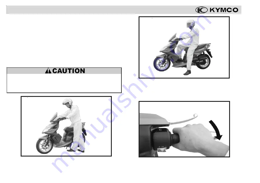 KYMCO Super 8 150 Owner'S Manual Download Page 28