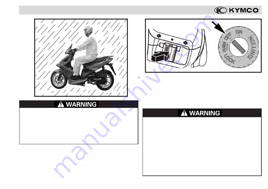 KYMCO Super 8 150 Owner'S Manual Download Page 31