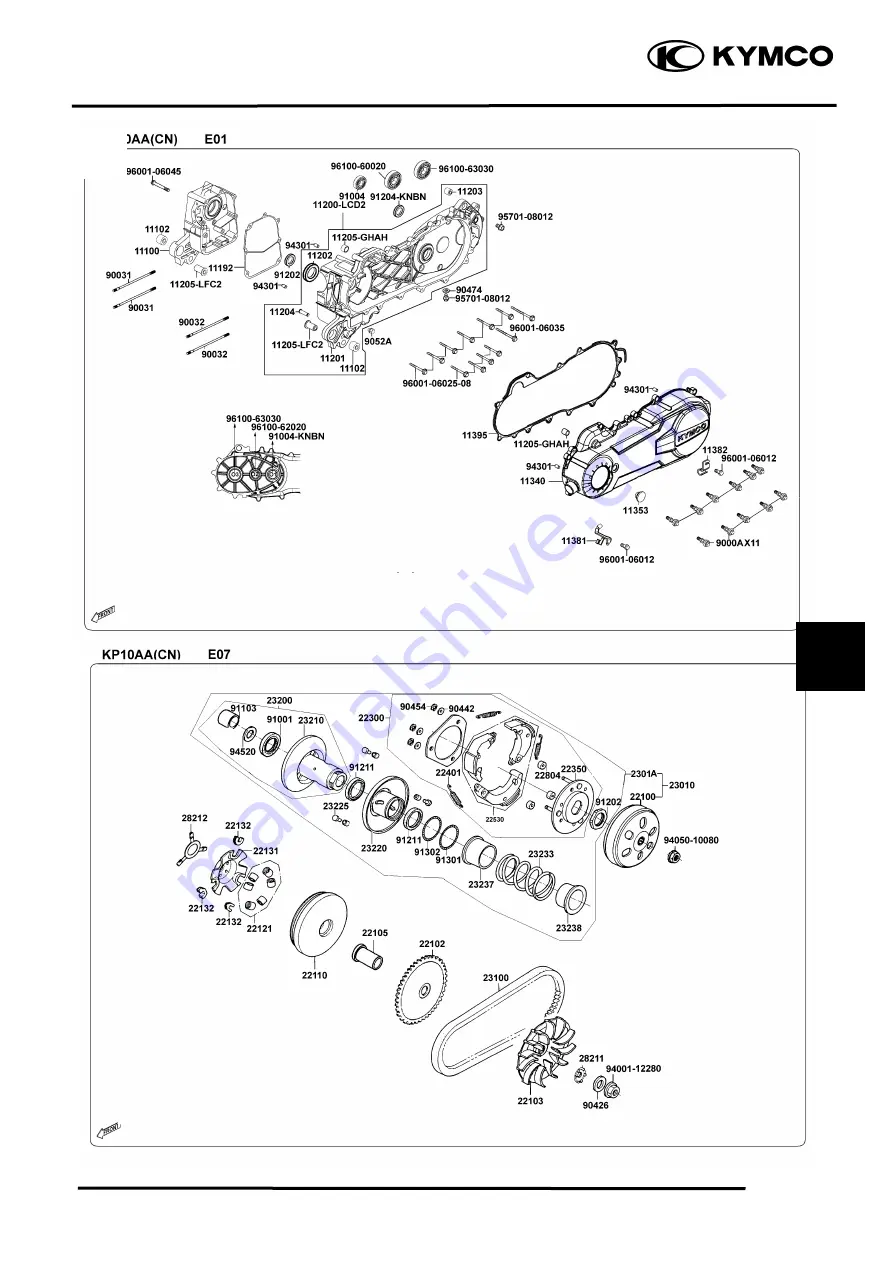 KYMCO Super 8 50 Service Manual Download Page 103