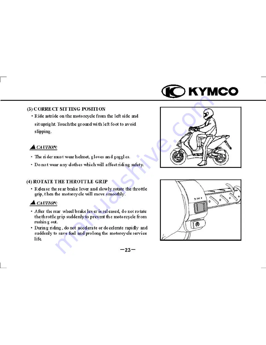 KYMCO Super 9 Скачать руководство пользователя страница 27