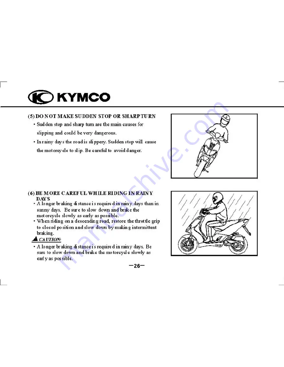 KYMCO Super 9 Скачать руководство пользователя страница 30