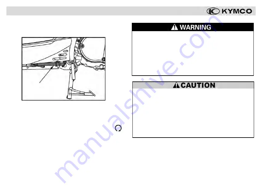 KYMCO Xciting 250i Owner'S Manual Download Page 34