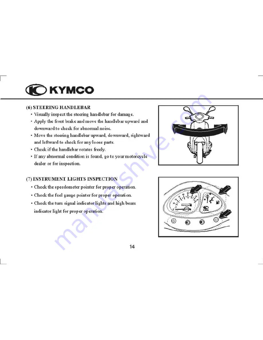 KYMCO YUP 50 Скачать руководство пользователя страница 20