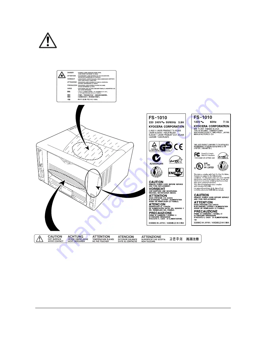 Kyocera Mita Ecosys FS-1010 Service Manual Download Page 16