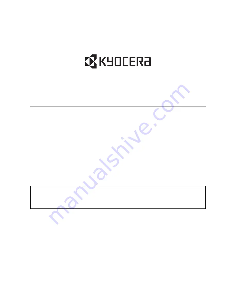 Kyocera ECOSYS FS-3140MFP Скачать руководство пользователя страница 5