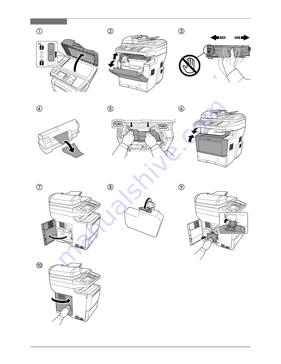 Kyocera ECOSYS FS-3540MFP Quick Installation Manual Download Page 5