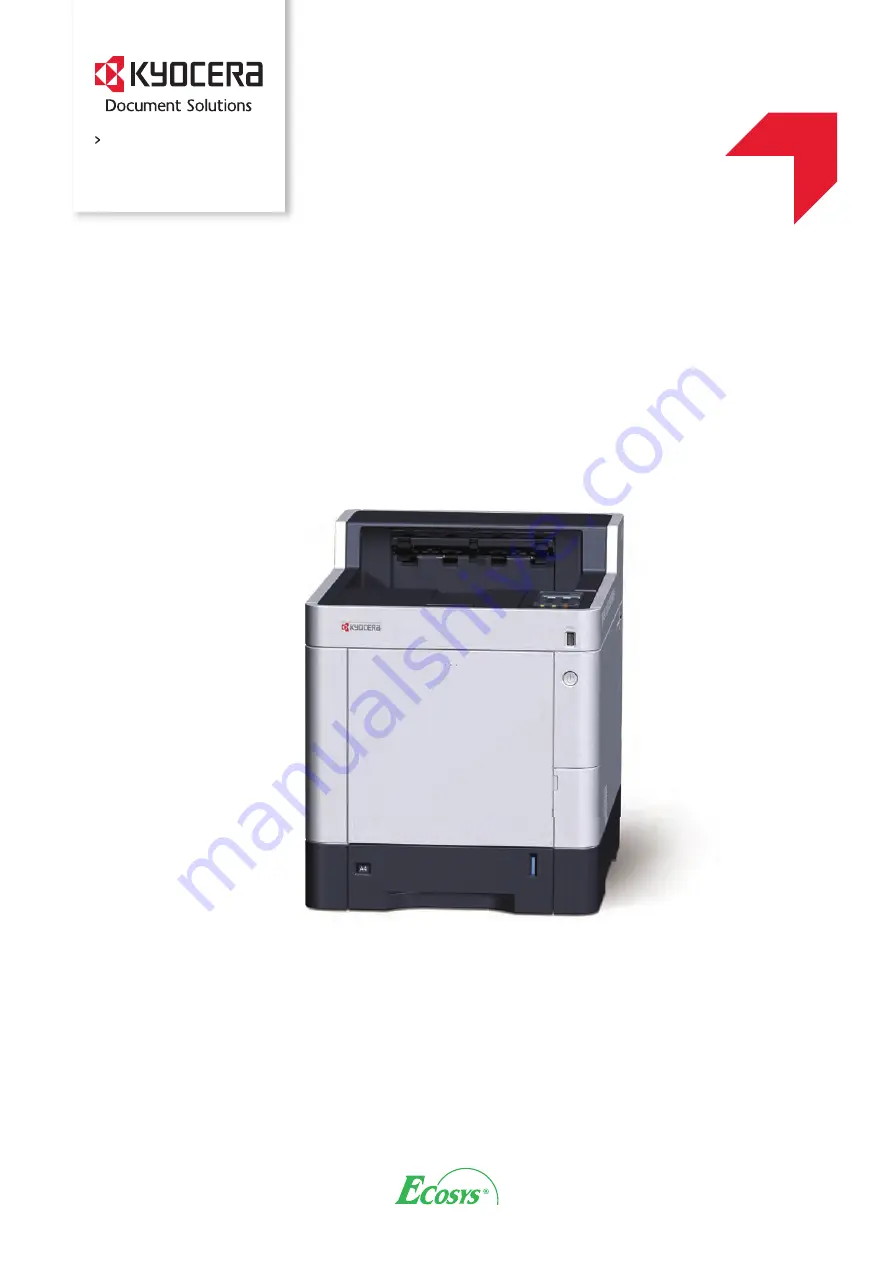 Kyocera ECOSYS P6035cdn Operation Manual Download Page 1