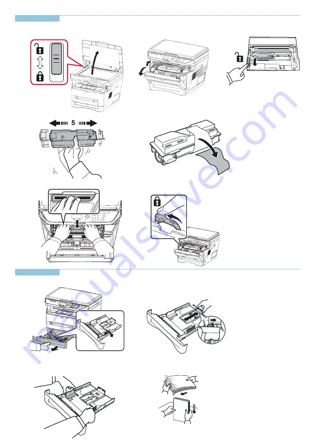 Kyocera FS-1024MFP Quick Installation Manual Download Page 6