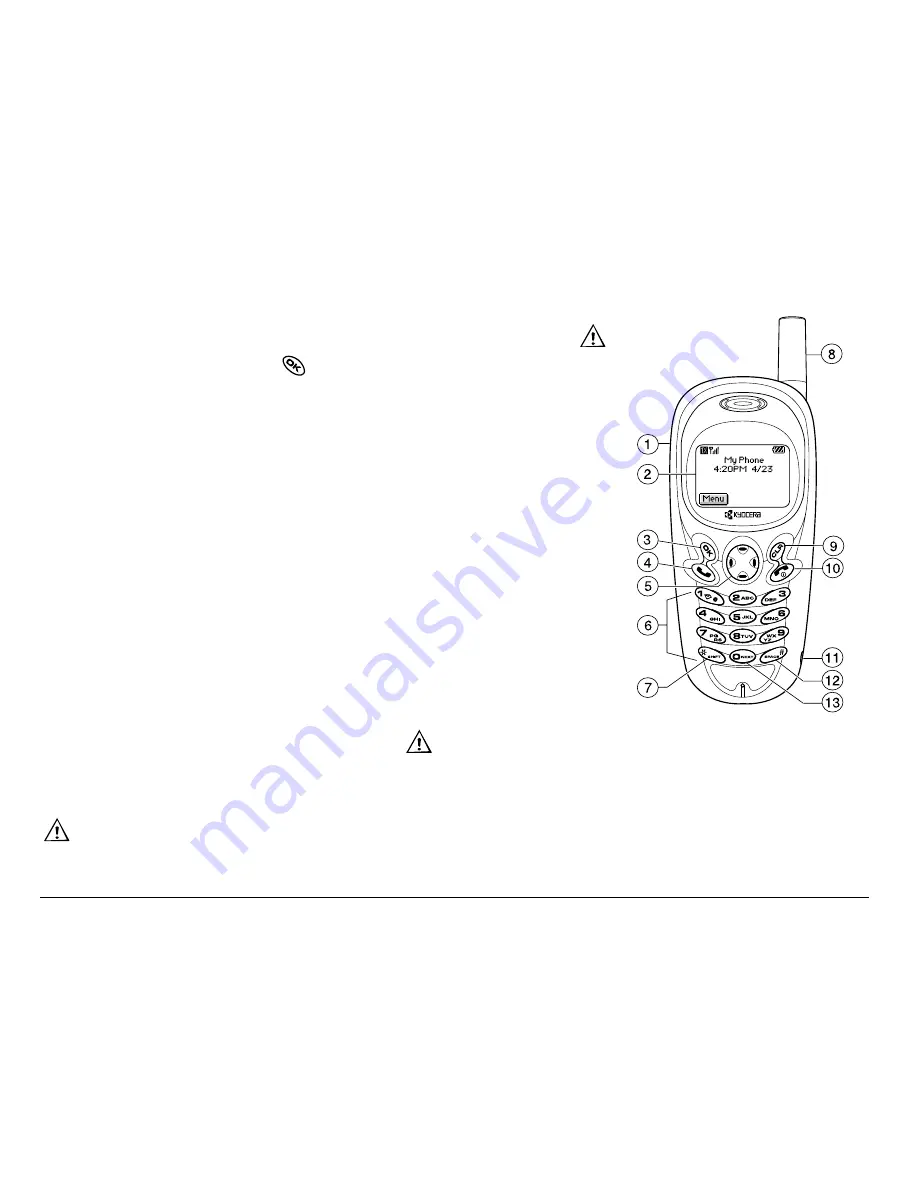 Kyocera KE413 - Phantom Cell Phone User Manual Download Page 28