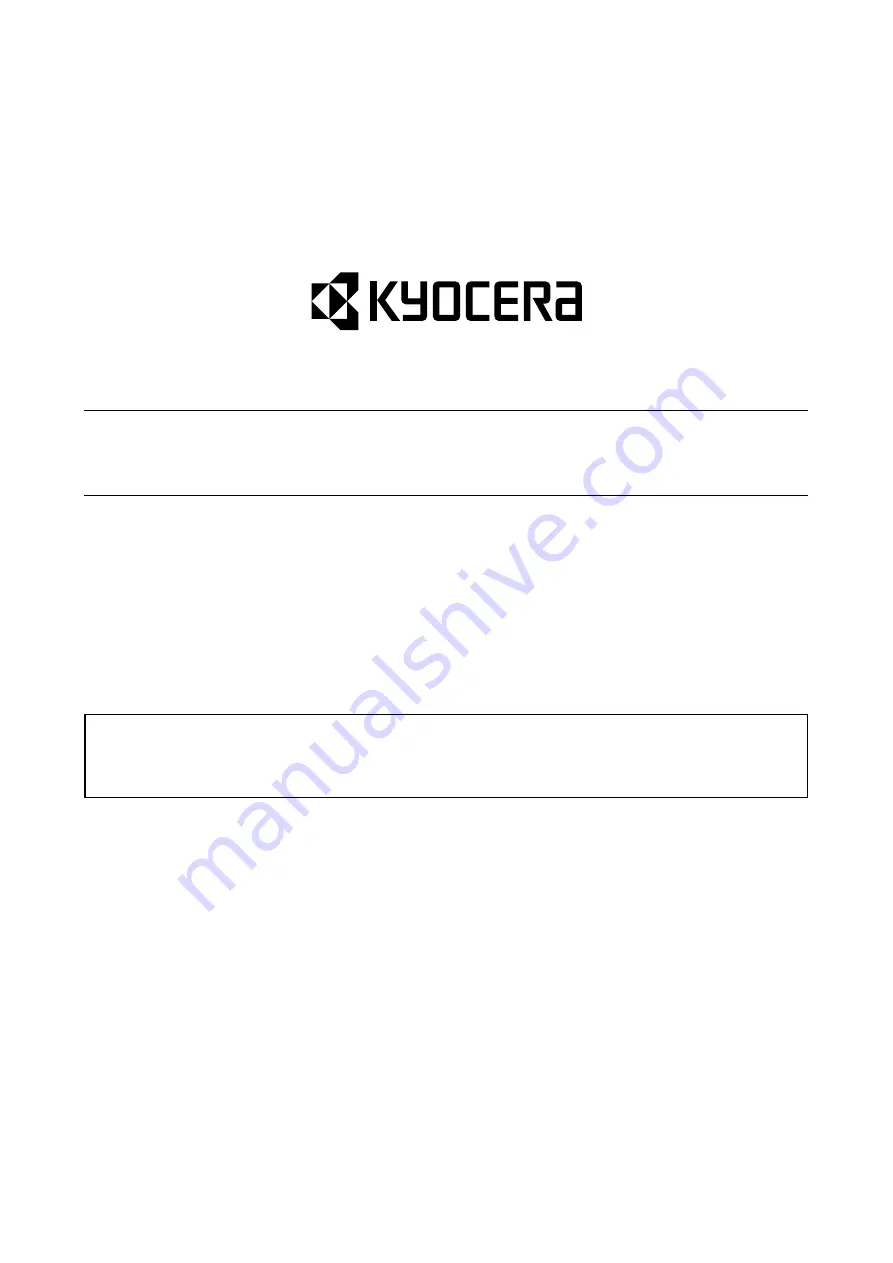 Kyocera KM-2550 Service Manual Download Page 5