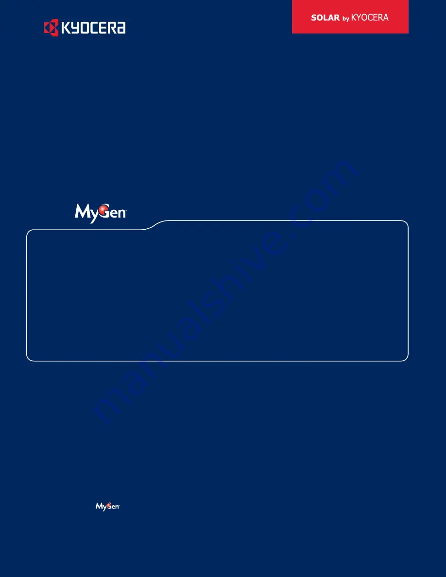 Kyocera MYGEN Datasheet Download Page 5