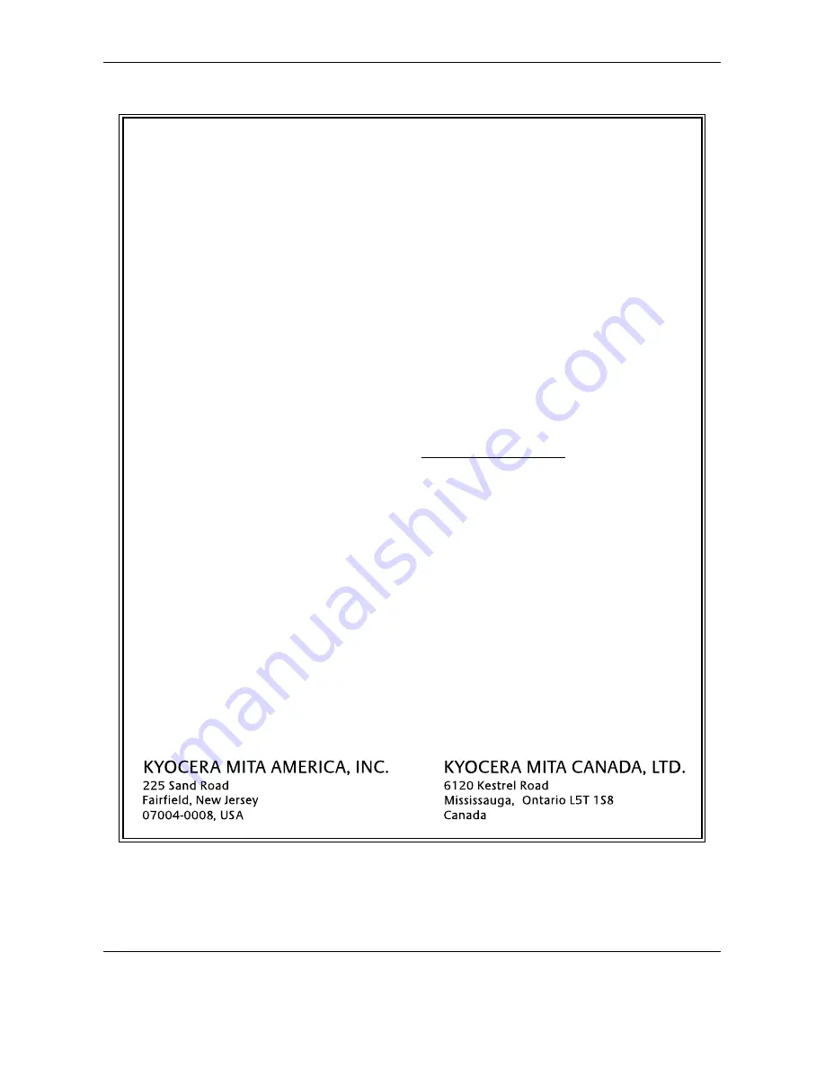 Kyocera TASKalfa 180 Operation Manual Download Page 15