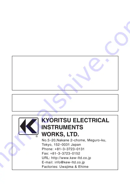 KYORITSU KEW SNAP 2413R Instruction Manual Download Page 24