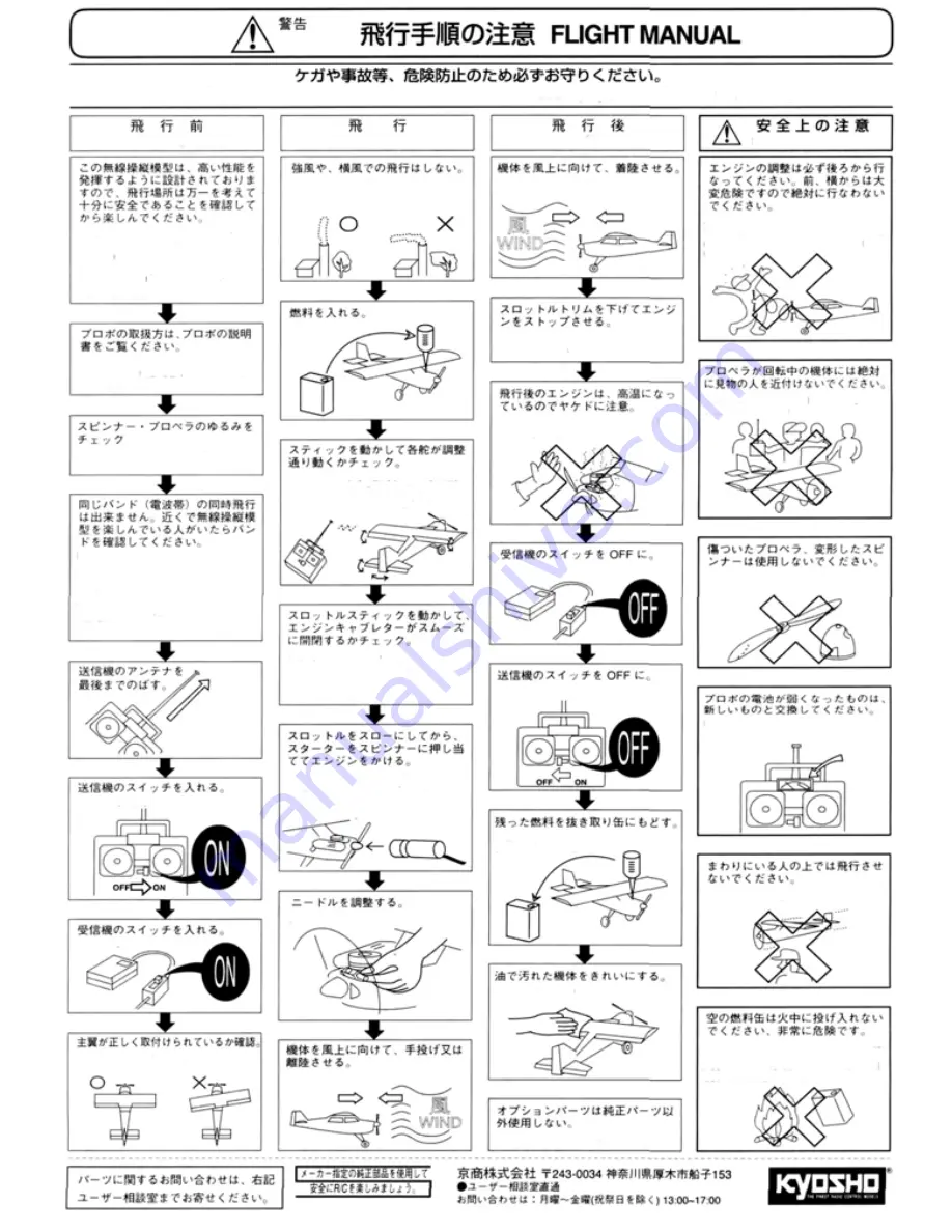 Kyosho F4U CORSAIR 40 Instruction Manual Download Page 18