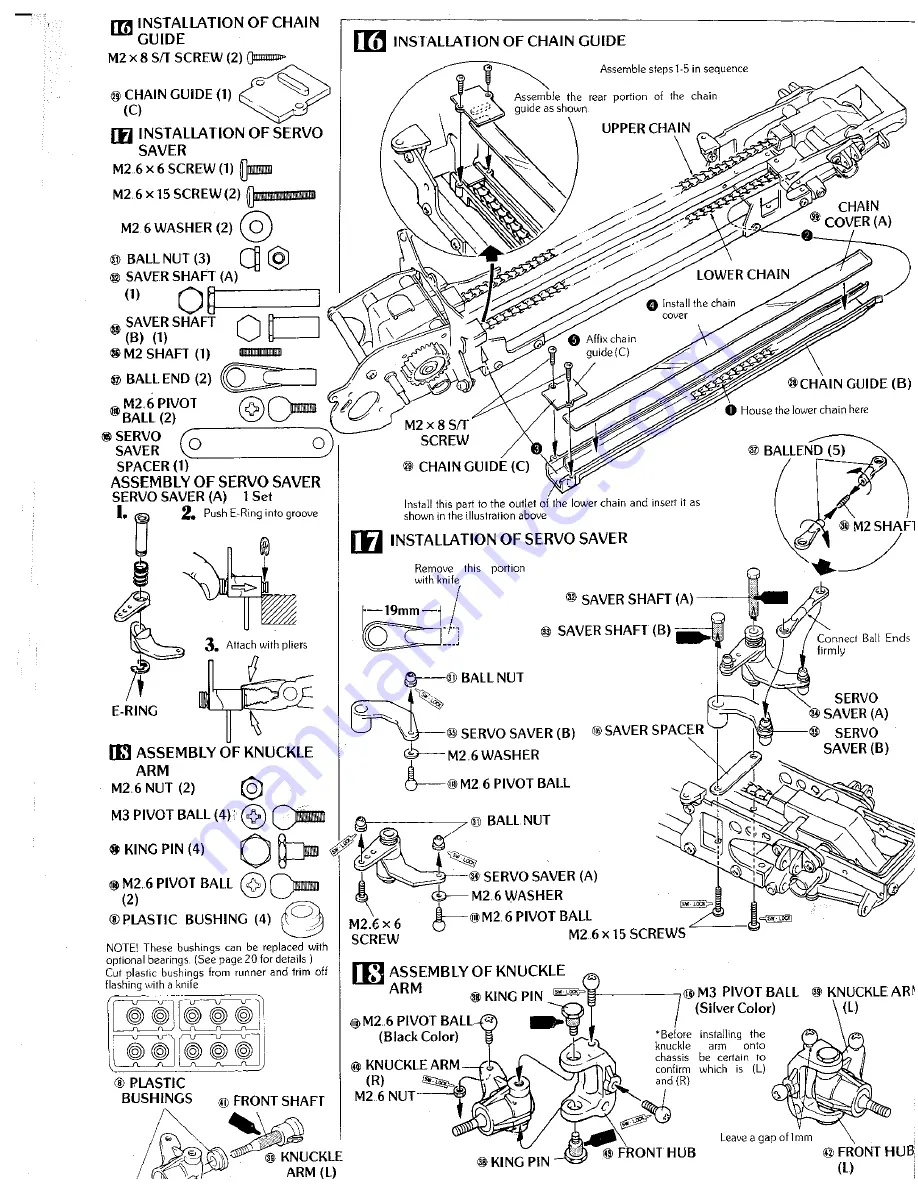 Kyosho Javelin 4WD Manual Download Page 11