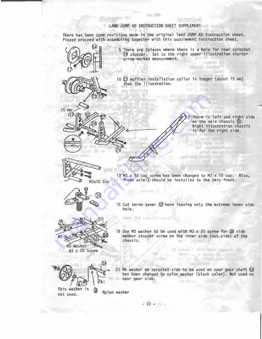 Kyosho Landjump 4wd User Manual Download Page 23