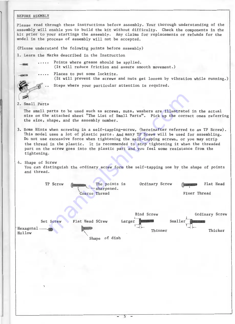 Kyosho Optima Pro 4WD Manual Download Page 5