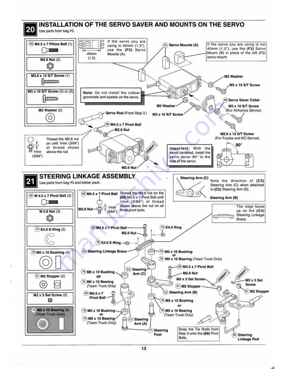 Kyosho outlaw rampage pro Скачать руководство пользователя страница 13