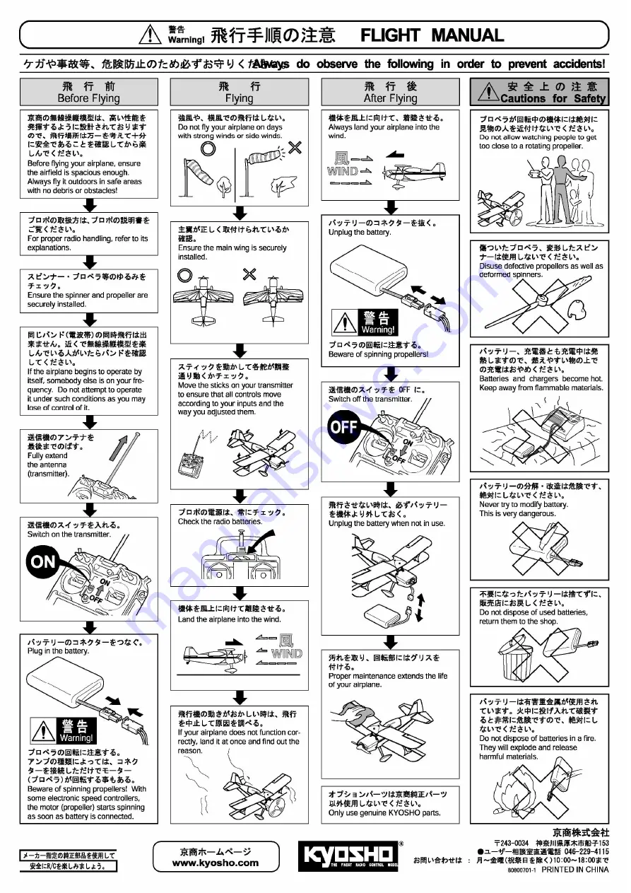 Kyosho PITTS SPECIAL S-2C 50-E P Скачать руководство пользователя страница 22