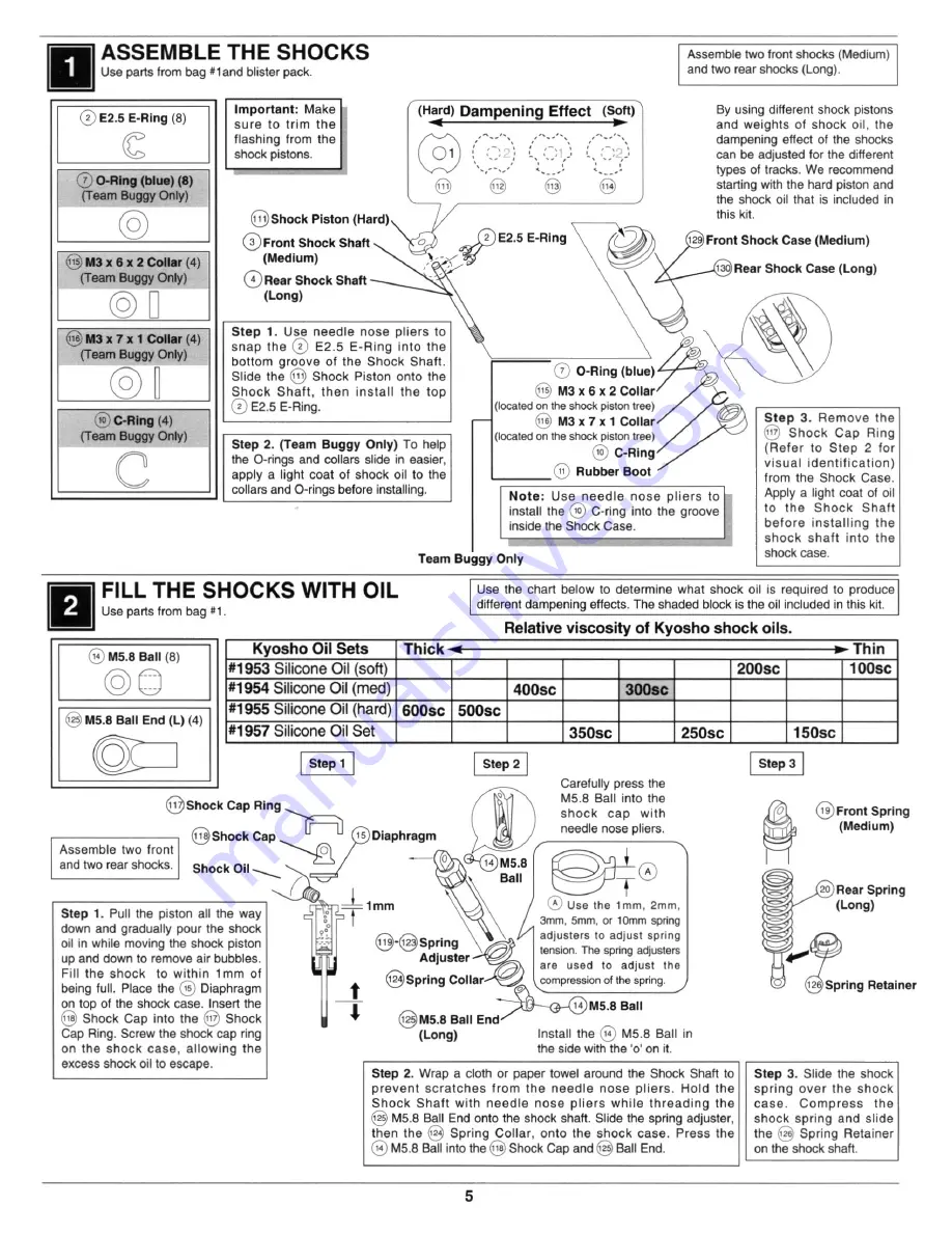 Kyosho Pro-X 30331 Team Assembly And Operation Manual Download Page 6