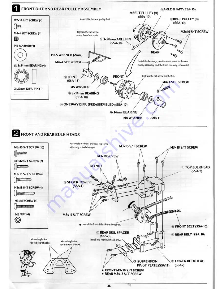 Kyosho Slingshot 4WD Скачать руководство пользователя страница 8