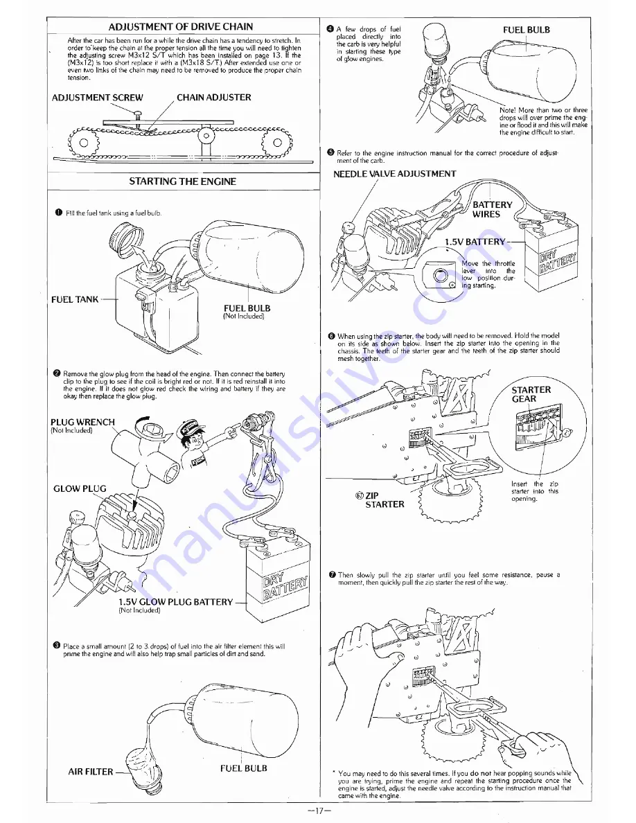 Kyosho Stinger 4WD 3041 Скачать руководство пользователя страница 17