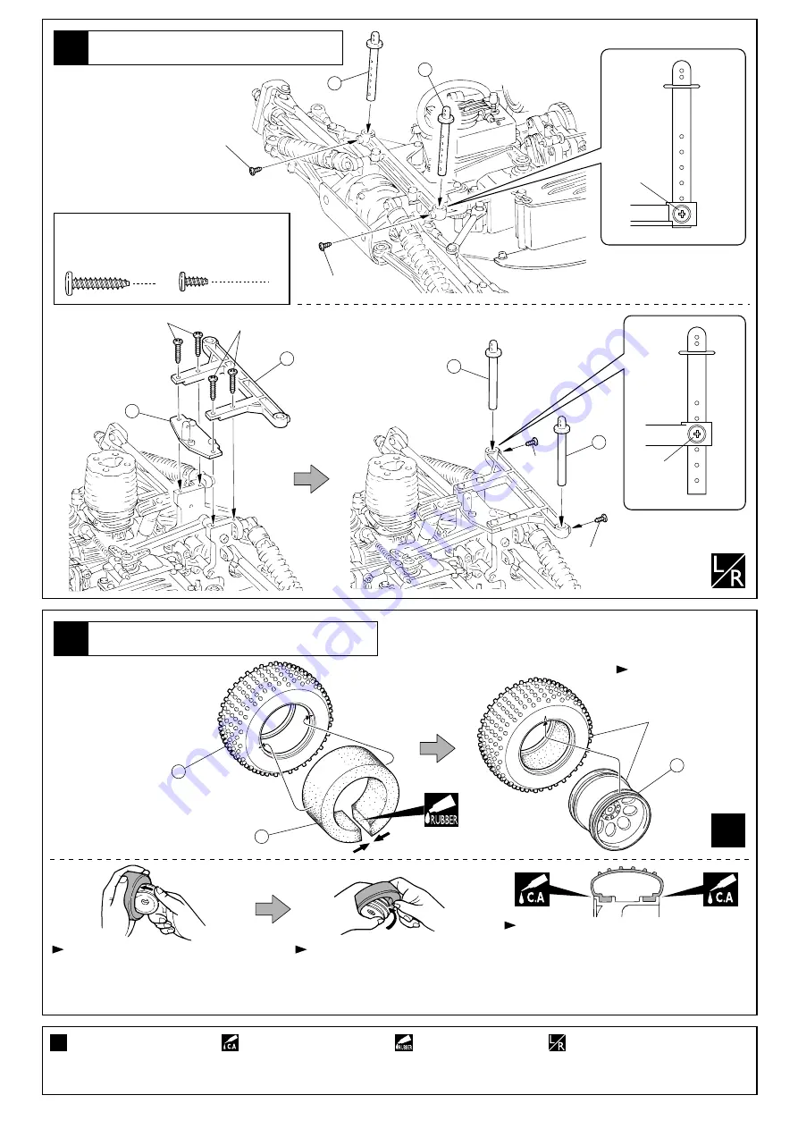 Kyosho TR15 STADIUM FORCE Readyset Maintenance Manual Download Page 17