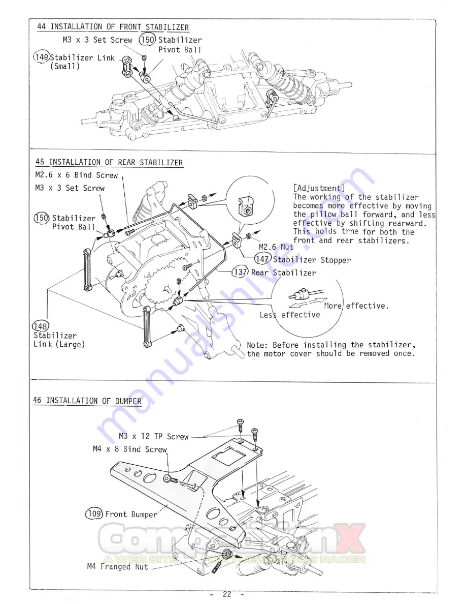 Kyosho Turbo Optima User Manual Download Page 22