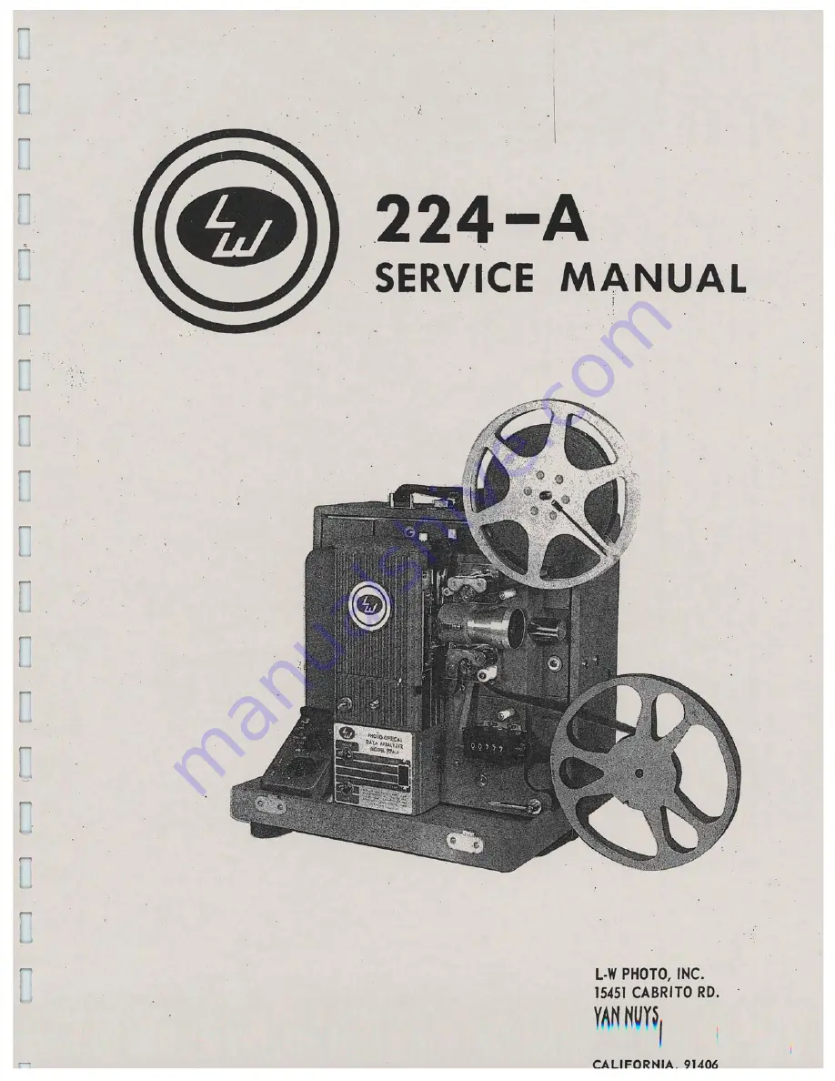 L-W 224-A Service Manual Download Page 1