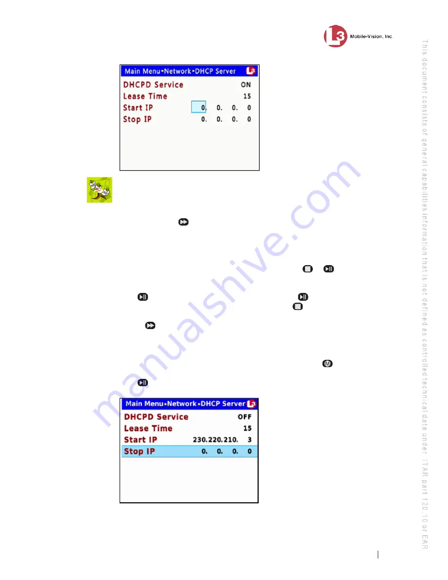 L3 Mobile-Vision Flashback3 User Manual Download Page 183