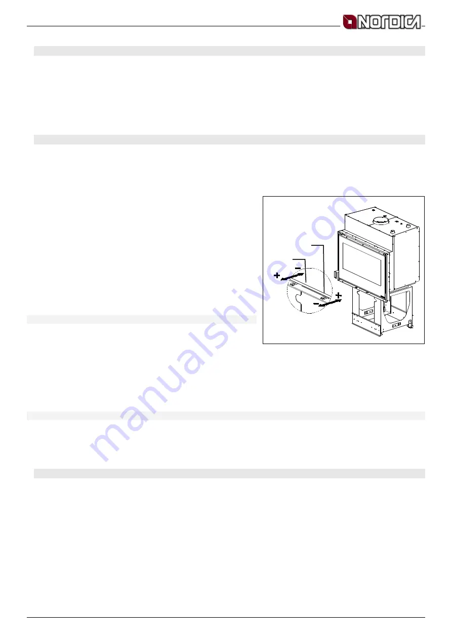 LA NORDICA Focolare 80 Idro Crystal DSA Instructions For Installation, Use And Maintenance Manual Download Page 45