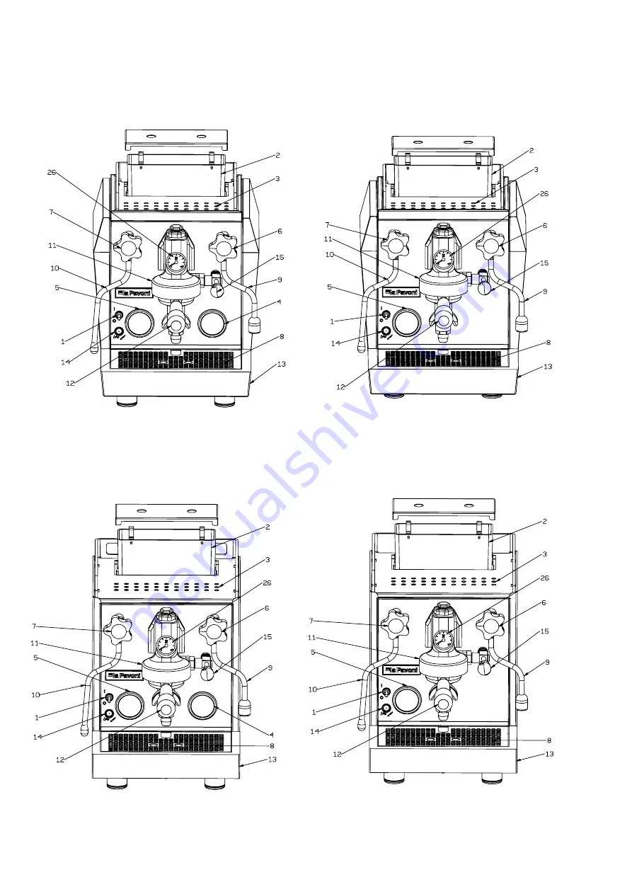 La Pavoni CELLINI CLASSIC Manual Download Page 4