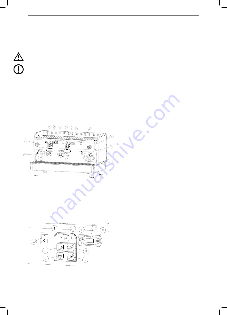 La Pavoni CREMONA Operating Instructions Manual Download Page 42