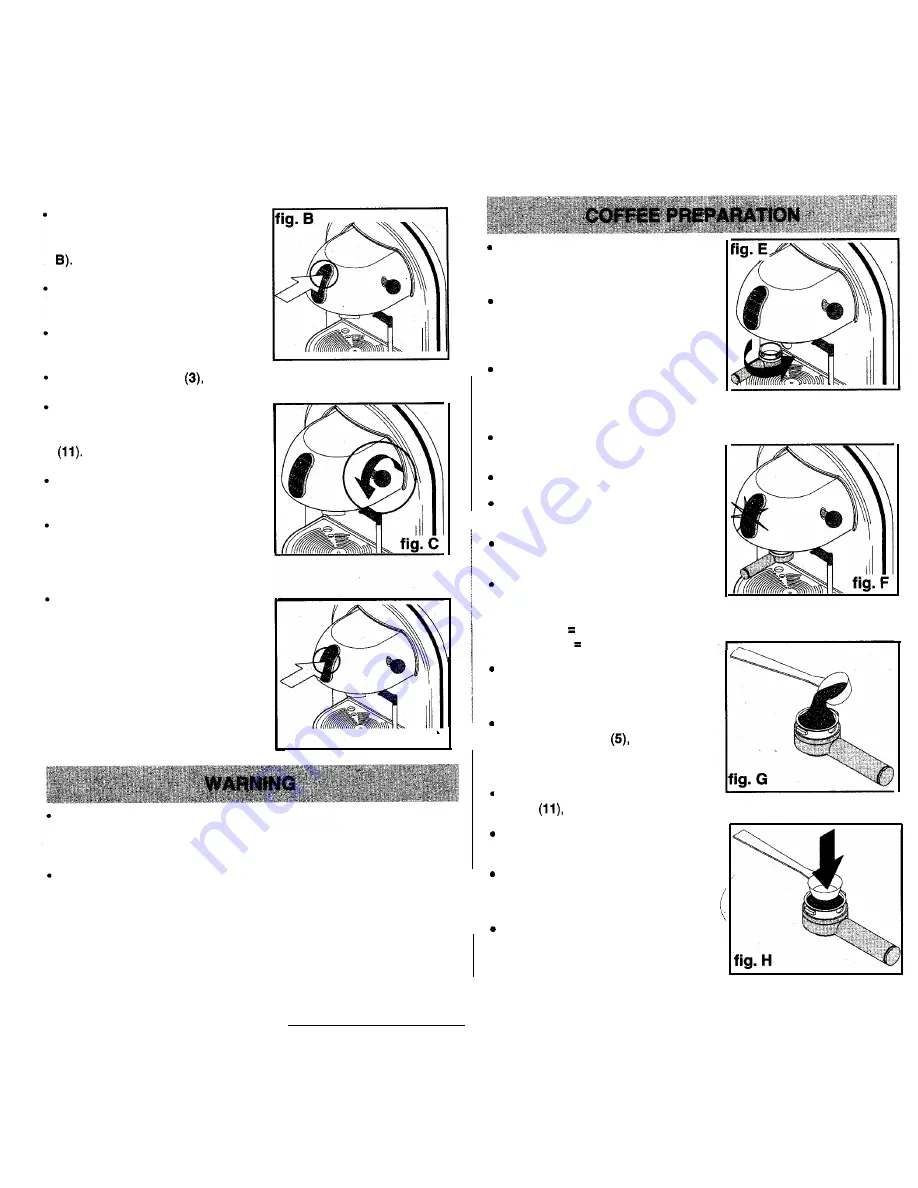 La Pavoni espresso inn Instructions For Use Manual Download Page 4