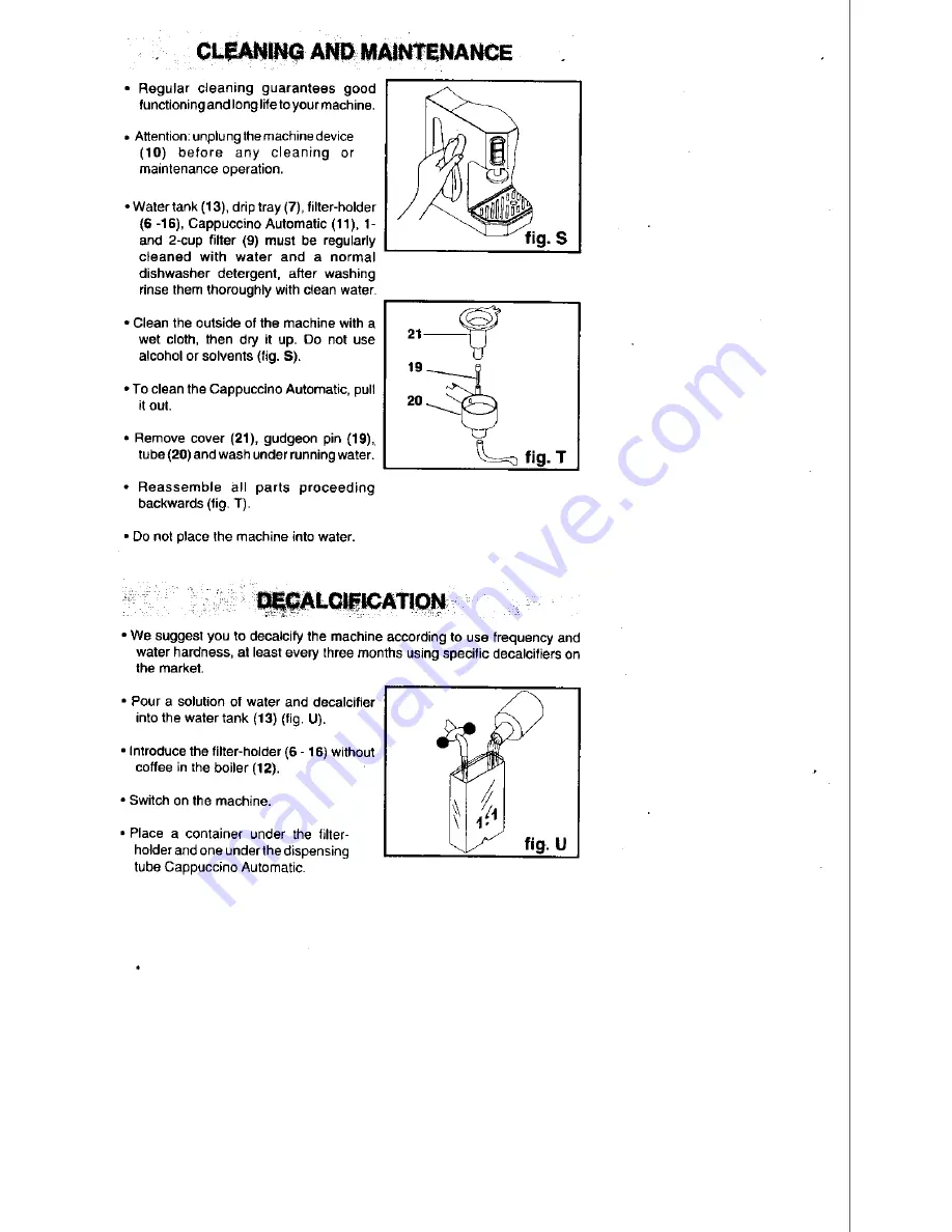 La Pavoni Espresso Plus Instruction Manual Download Page 21