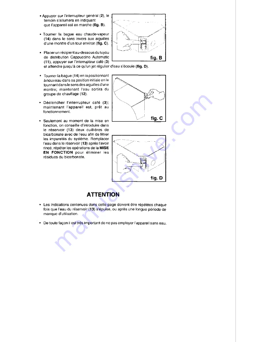 La Pavoni Espresso Plus Instruction Manual Download Page 36