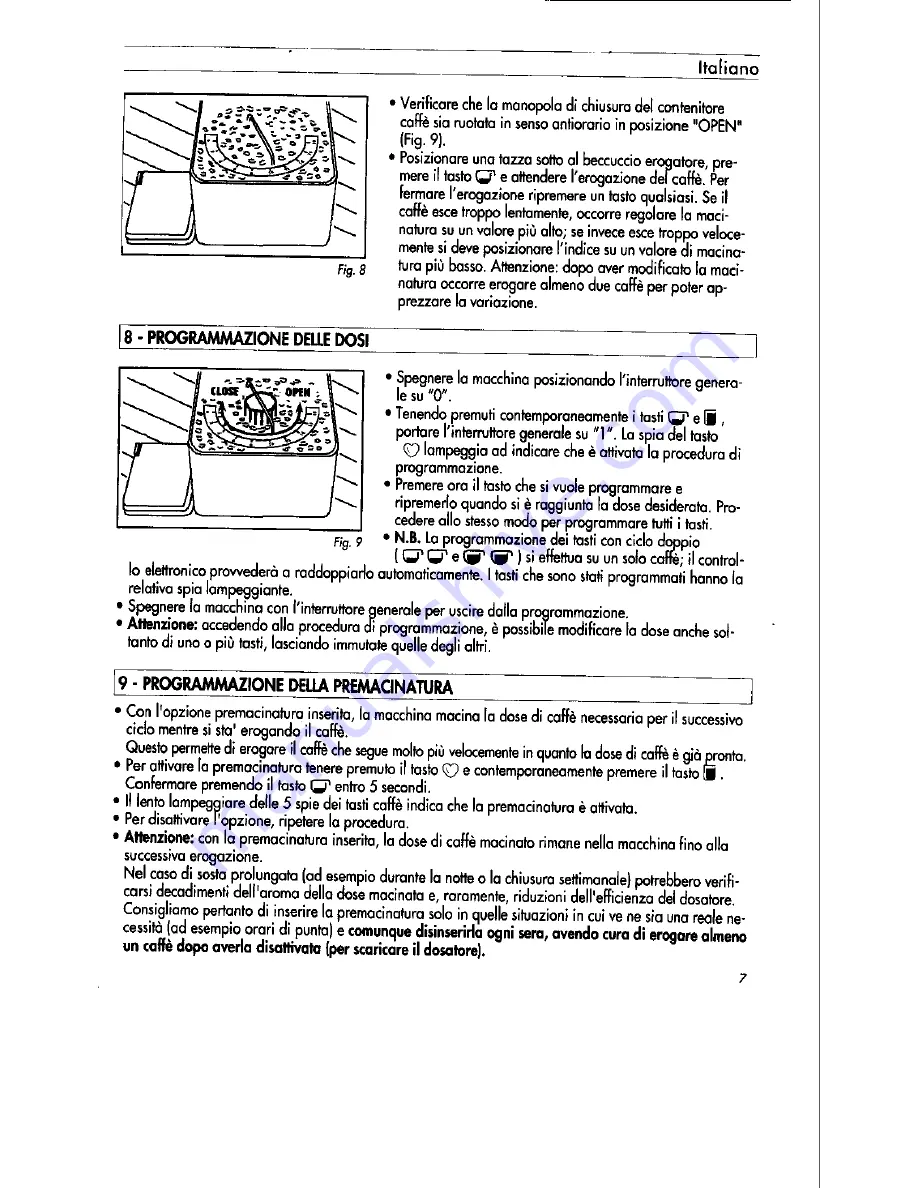 La Pavoni Pub Automatic Instruction Manual Download Page 7