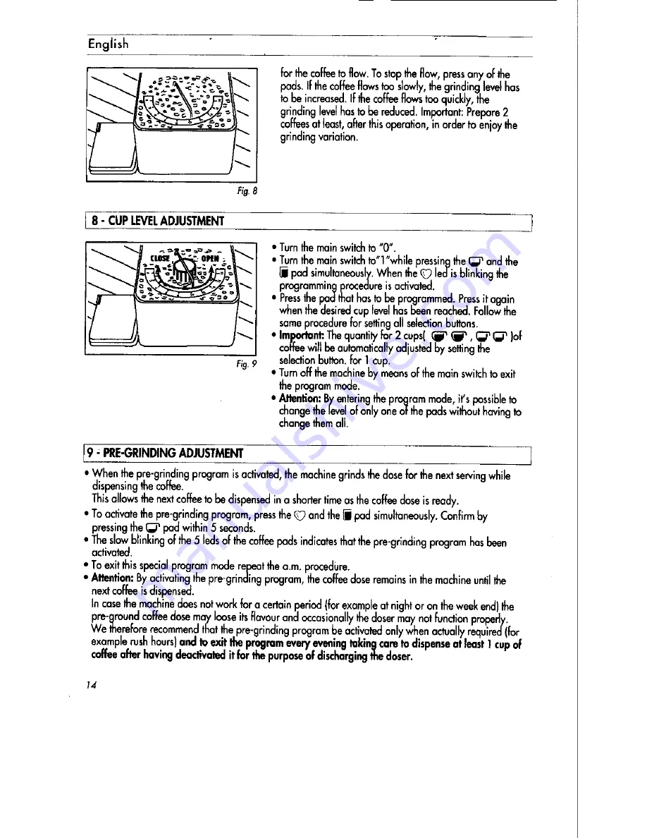 La Pavoni Pub Automatic Instruction Manual Download Page 14