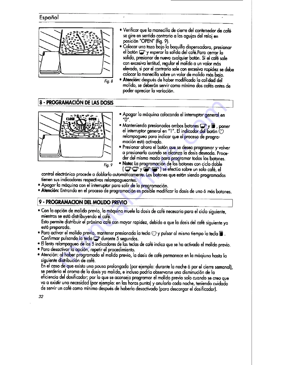 La Pavoni Pub Automatic Instruction Manual Download Page 32