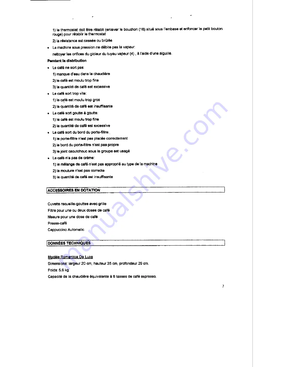 La Pavoni Romantica De luxe Instructions Manual Download Page 24