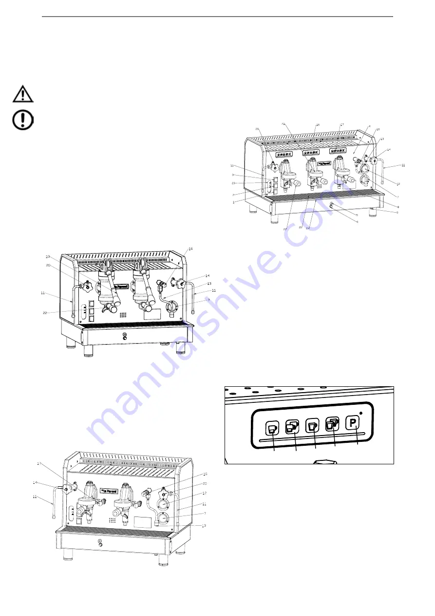 La Pavoni VASARI Operating Instructions Manual Download Page 42